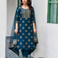 Women Cotton Blend Kurta Pant Dupatta Set