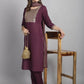 Women Cotton Blend Kurta Pant Dupatta Set