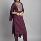 Women Cotton Blend Kurta Pant Dupatta Set