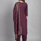 Women Cotton Blend Kurta Pant Dupatta Set