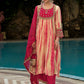 Women Silk Blend Kurta Pant Dupatta Set