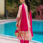 Women Silk Blend Kurta Pant Dupatta Set