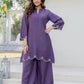 Women Cotton Rayon Kurta Palazzo Set