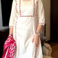 Women Pure Cotton Kurta Pant Dupatta Set