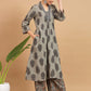 Women Pure Cotton Kurta Palazzo Dupatta Set