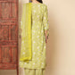 Women Pure Cotton Kurta Pant Dupatta Set