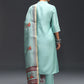 Women Silk Blend Kurta Pant Dupatta Set