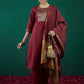 Women Pure Cotton Kurta Palazzo Dupatta Set