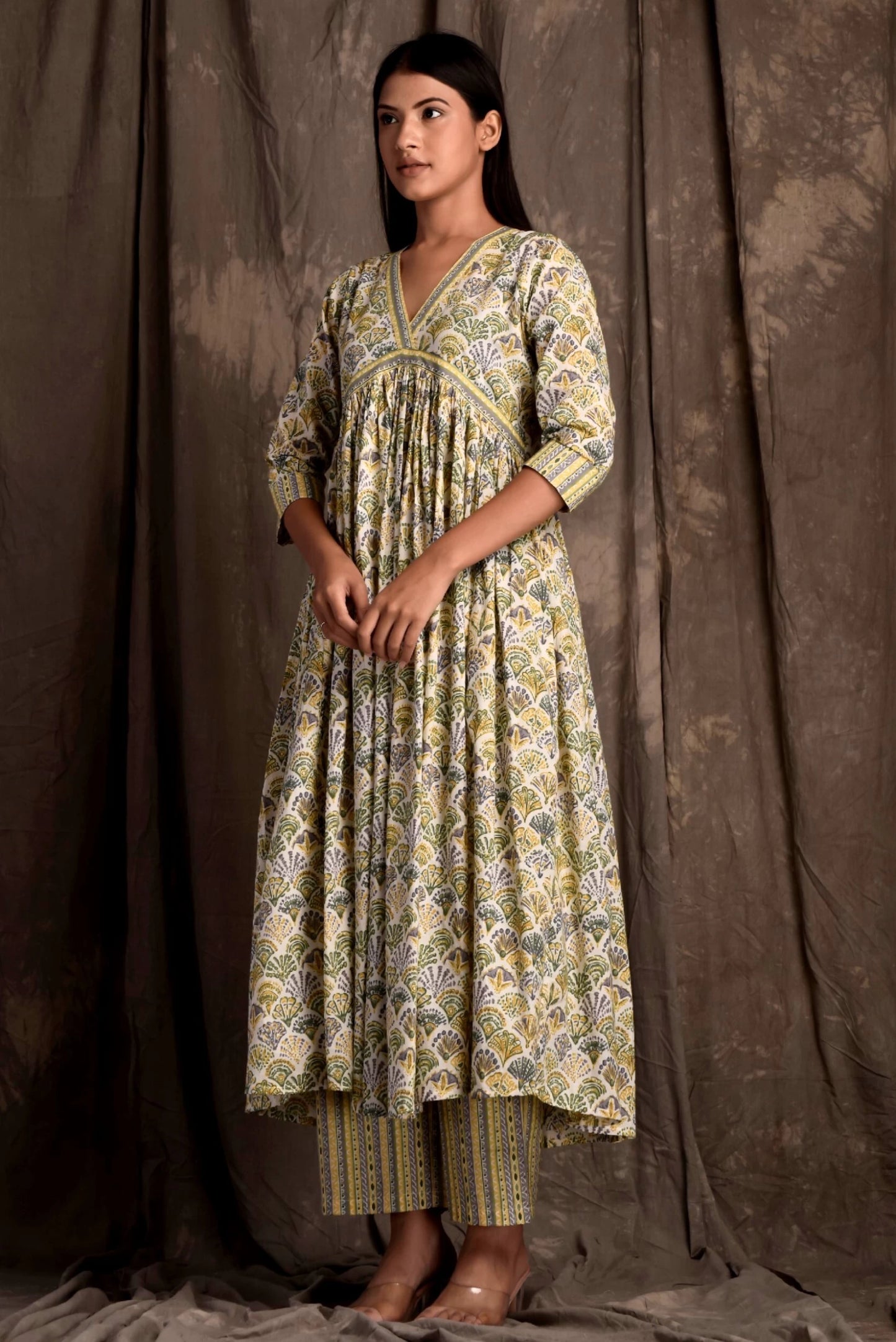 Women Pure Cotton Kurta Palazzo Set