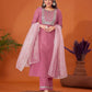 Women Cotton Blend Kurta Pant Dupatta Set