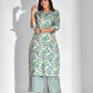 Women Pure Cotton Kurta Palazzo Set