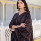 Women Viscose Rayon Kurta Pant Dupatta Set