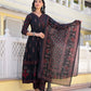 Women Viscose Rayon Kurta Pant Dupatta Set