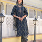 Women Viscose Rayon Kurta Pant Dupatta Set