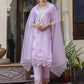 Lavender Kurta pant dupatta set