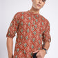 Ethnic Motifs Printed Straight Kurta