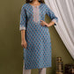 Women Pure Cotton Kurta Pant Dupatta Set