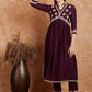 Ethnic Motifs Embroidered A-Line Kurta With Trouser