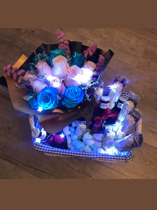 Birthday Rainbow Gift Basket