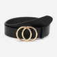 Double Circle Buckle Belt