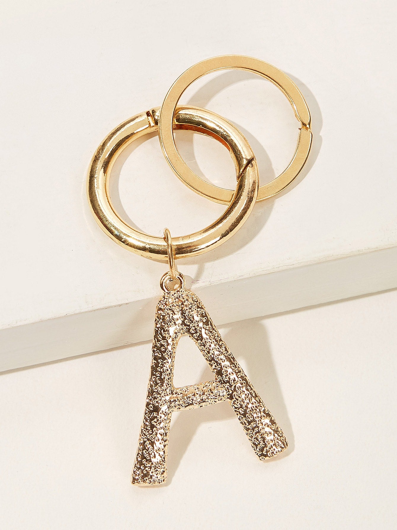 Letter Shaped Keychain