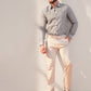 Men Striped Single Sleeve Pocket Shirt