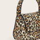 Leopard Flap Satchel Bag