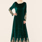 Velvet Appliques Pearls Decoration Abaya Dress