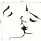 Abstract Kissing Couple Wall Sticker