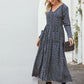 Ditsy Floral Print Dual Pocket Dress