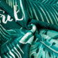 1pc Tropical Leaf Print Blanket