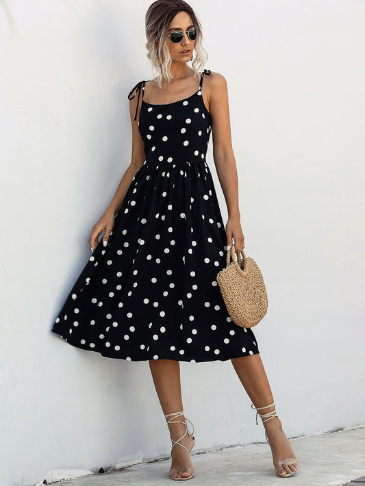 Polka Dot Swing Cami Dress