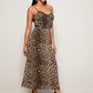 Leopard Print Cami Dress With Belt