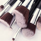 10pcs Duo-fiber Makeup Brush Set