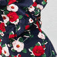 Asymmetrical Ruffle Hem Floral Print Cami Dress