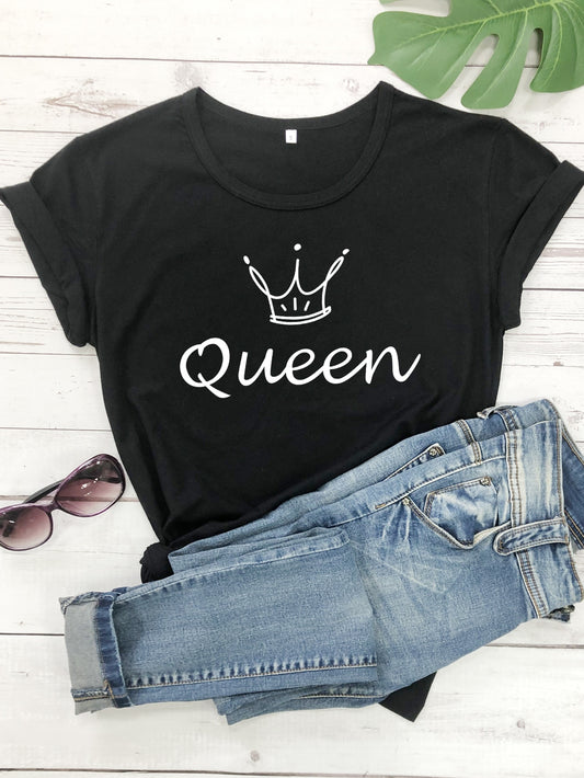 Plus Crown & Letter Graphic Tee