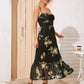 Ruffle Hem Floral Print Cami Dress