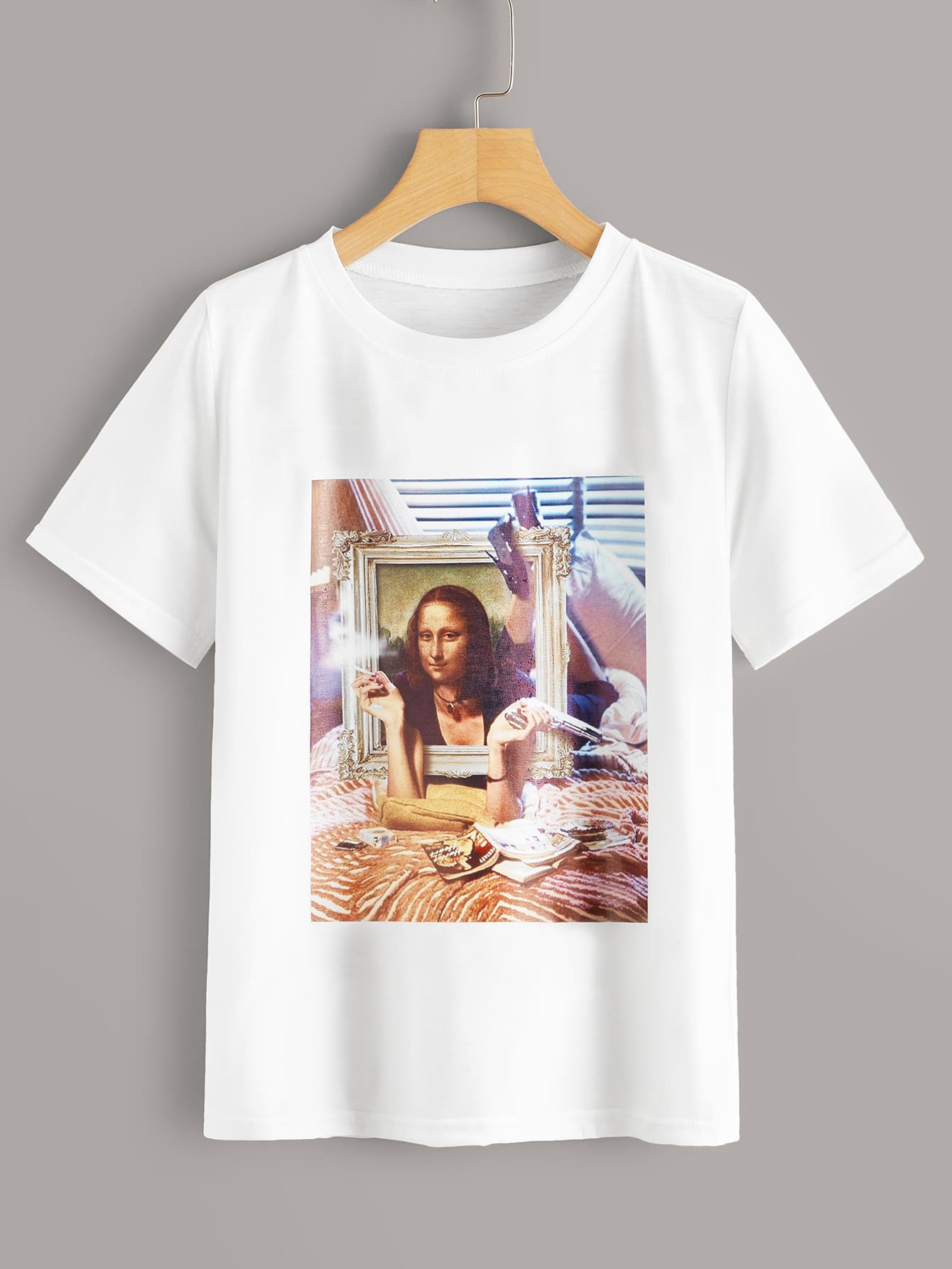 Oil Painting Figure Graphic Tee