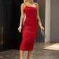 One Shoulder Ruched Dress