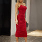 One Shoulder Ruched Dress