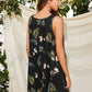 Plants Print Tank Dress