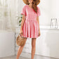 Round Neck Short Dress