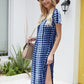 Split Hem Tie Dye Dress
