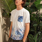 Men Tropical Print Pocket Patched Tee