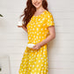 Allover Floral Print Night Dress
