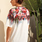 Men Floral Melting Print Tee