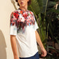 Men Floral Melting Print Tee