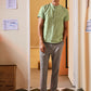 Men Half Button Solid Shirt