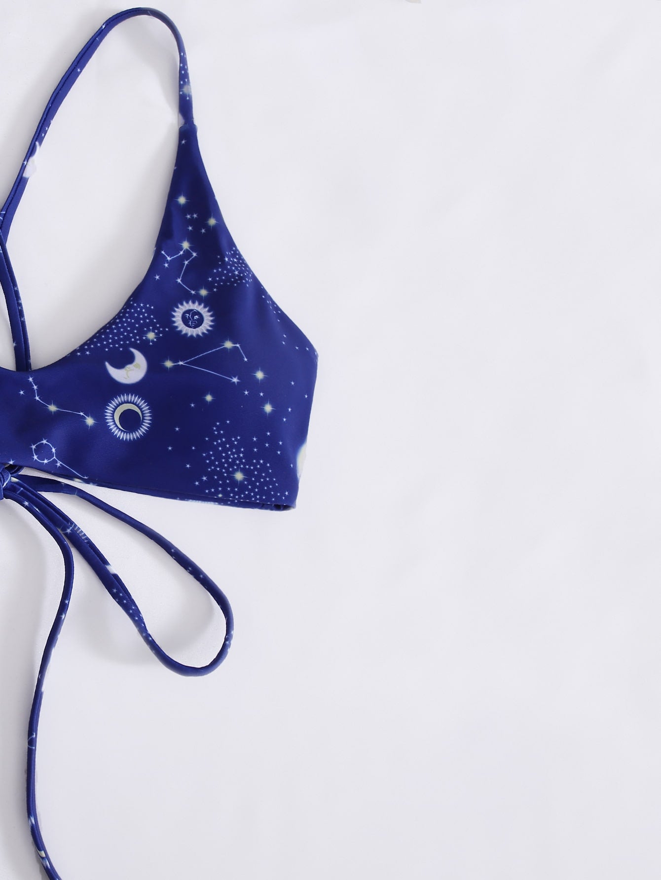 Galaxy Print High Cut Bikini Swimsuit