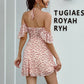 Ruched Front All Over Print Halter Dress